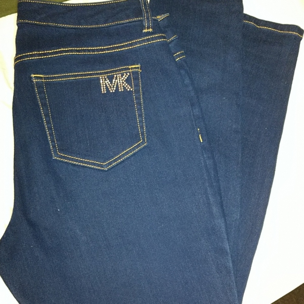 Michael Kors blue skinny jeans